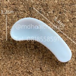 ไม้พายพลาสติก ไม้พายตักครีม ขนาด3.4*1.2cm. (100ชิ้น/ชิ้นละ0.80฿)