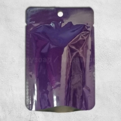 ซองฟอยล์สีม่วงมีรูแขวน 10x14 cm. 100 ชิ้น