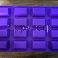 แม่พิมพ์ซิลิโคน สี่เหลี่ยมช็อกโกแล็ต 3.2*5.2*1.5 cm 20g 002422