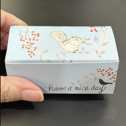 กล่องสบู่ กล่องช็อคโกแลต สีฟ้ากระรอก 20 ใบ 005905