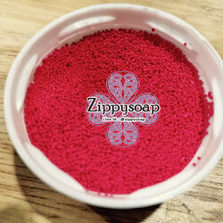 เม็ดบีดส์ สครับสีแดงเข้ม ผสมวิตามินอี 20g 0.5-1 mm 005362