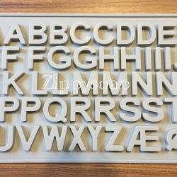 แม่พิมพ์ตัวอักษร A-Z ประมาณตัวอักษร 2*2.5 cm