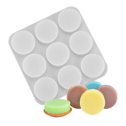 แม่พิมพ์ซิลิโคนวงกลม 6.8*2 cm 80g 006619