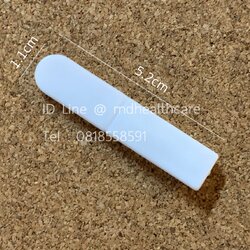 ไม้พายพลาสติก ไม้พายตักครีม ขนาด5.2*1.1cm.(100ชิ้น/ชิ้นละ1฿)