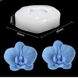แม่พิมพ์ซิลิโคนดอกกล้วยไม้ 10g 1ช่อง 5*4.5*1.5 cm+- 003813