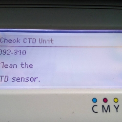 Epson C1700 CTD Sensor error