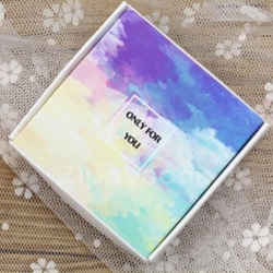 กล่องสี่เหลี่ยมจตุรัส ท้องฟ้า 20 ชิ้น 6.5*6.5*3 cm