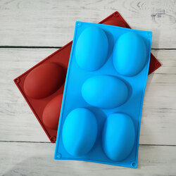 แม่พิมพ์วงรีไข่ หลังเต่า 110g 7*9.8*3 cm