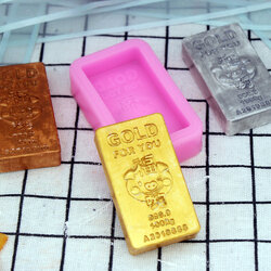 แม่พิมพ์ซิลิโคนทองคำ 20g 1ชุด 2 ชิ้น 007122