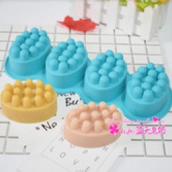 แม่พิมพ์ซิลิโคน นวด 4ช่อง 130g