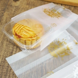 ซองใส่ขนม/สบู่ ลายสีทองขนาด 6.5*12+2.8 100 ชิ้น