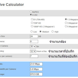 วิธีคำนวนขนาด Harddiskให้เพียงพอกับการใช้งาน