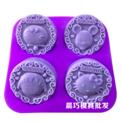 แม่พิมพ์ซิลิโคน โดเรมอน มารูโกะ คิดตี้ มิกกี้เมาส์ 80 g