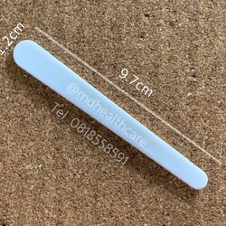 ไม้พายพลาสติก ไม้พายตักครีม ขนาด9.7*1.2cm.(100ชิ้น/ชิ้นละ2฿)