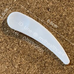 ไม้พายพลาสติก ไม้พายตักครีม ขนาด6.6*1.6cm. (100ชิ้น/ชิ้นละ1.5฿)