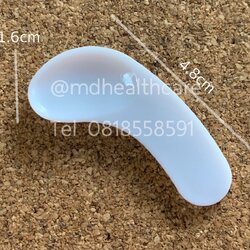 ไม้พายพลาสติก ไม้พายตักครีม ขนาด4.8*1.6cm.(100ชิ้น/ชิ้นละ1฿)