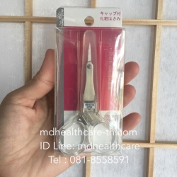 กรรไกรปลายเล็กแหลมโค้งบางพิเศษ กรรไกรแต่งขนคิ้ว กรรไกรเล็มขน made in japan