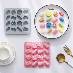 แม่พิมพ์ซิลิโคน ขนม ผลไม้คละแบบ เล็ก 10 g +- 006052