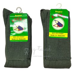 ถุงเท้าลูกเสือเหล่าอากาศ ไหมพรมยาว สำหรับมัธยม 1-2-3