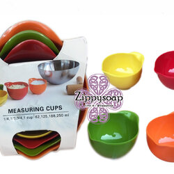 ชุดถ้วยตวงพลาสติก 4ชิ้น 007673 (ขนาด 62 125 188 250 มล)