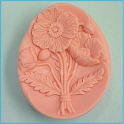 แม่พิมพ์สบู่ รูปดอกไม้ 80g