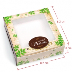 กล่องสบู่ โชว์หน้าสบู่ ลายกิ่งไม้ 60 ชิ้น