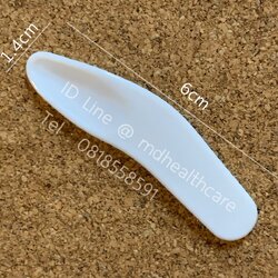 ไม้พายพลาสติก ไม้พายตักครีม ขนาด6*1.4cm.(100ชิ้น/ชิ้นละ1.5฿)