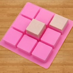 แม่พิมพ์ รูปสี่เหลี่ยมจัตุรัส 9 ช่อง 115 g