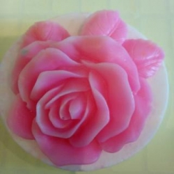 แม่พิมพ์สบู่ รูปดอกกุหลาบ (100 g)