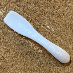 ไม้พายพลาสติก ไม้พายตักครีม ขนาด7.2*1.5cm.(100ชิ้น/ชิ้นละ1.5฿)
