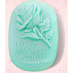 แม่พิมพ์สบู่ รูปดอกกุหลาบ life rose