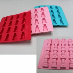 แม่พิมพ์ซิลิโคนช็อกโกแลต รูปกระต่าย 16 ช่อง