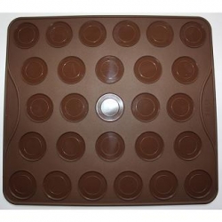 แผ่นซิลิโคนทำขนมมาการอง 27 ช่อง