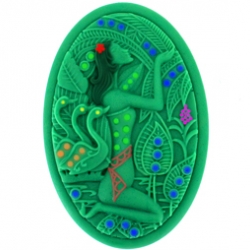 แม่พิมพ์ซิลิโคน รูปผู้หญิงอียิปต์ 80g