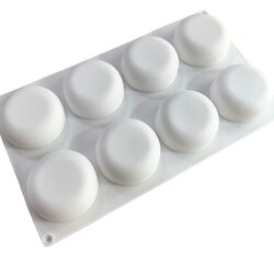 พิมพ์วุ้น พิมพ์ซิลิโคน ถ้วยกลม ขนาดช่อง 6.6 ซม น้ำหนัก 80กรัม