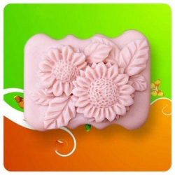 แม่พิมพ์สบู่ รูปดอกไม้ 100g