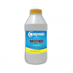 น้ำหมึกเติม (Refill Inkjet) คอมพิวท์ For BROTHER All model Yellow 1000CC สีเหลือง