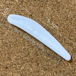 ไม้พายพลาสติก ไม้พายตักครีม ขนาด5.3*1cm.(100ชิ้น/ชิ้นละ1฿)
