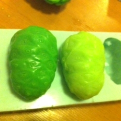 แม่พิมพ์รูปลูกยอ 5 หลุม 100g สั่งผลิตขั้นต่ำ 2 ชิ้น IJPU