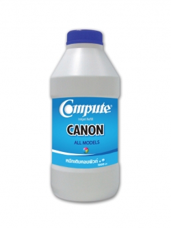 น้ำหมึกเติม (Refill Inkjet) คอมพิวท์ For CANON All model Cyan 1000CC สีฟ้า