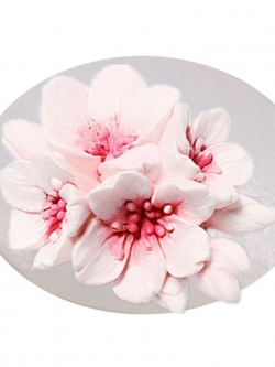 แม่พิมพ์ซิลิโคน ดอกซากุระ 4.5*6.5*2.5 cm 20g 004158