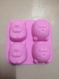 แม่พิมพ์ซิลิโคนหนูแฮมเตอร์ หมี 4ช่อง85-90g