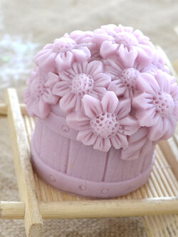 แม่พิมพ์ซิลิโคนช่อดอกไม้ 1 ชิ้น 105g 004992