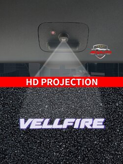 ไฟฝาท้าย LED พร้อมโลโก้ส่องพื้น ALPHARD 40 / VELLFIRE 40