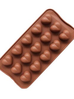 แม่พิมพ์ซิลิโคนหัวใจ 15 ช่อง 2.7*2.4*1.5 cm