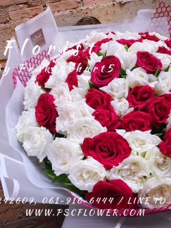 B20019-04 Premium 99 rose Fresh flower bouquet