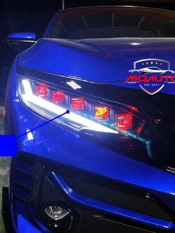 โคมไฟหน้า MS-X CIVIC FC / FK