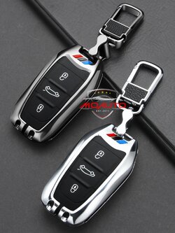 เคสกุญแจสแตนเลท 3D PEUGEOT 3008 5008