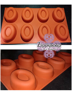 แม่พิมพ์ซิลิโคน วงรีขอบนูน 5*7*2.5 cm 60g 003029