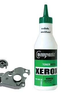 ผงหมึกเติม+เฟือง คอมพิวท์ Fuji Xerox CT202137 Compute Refill Toner + Gear P115/ M115